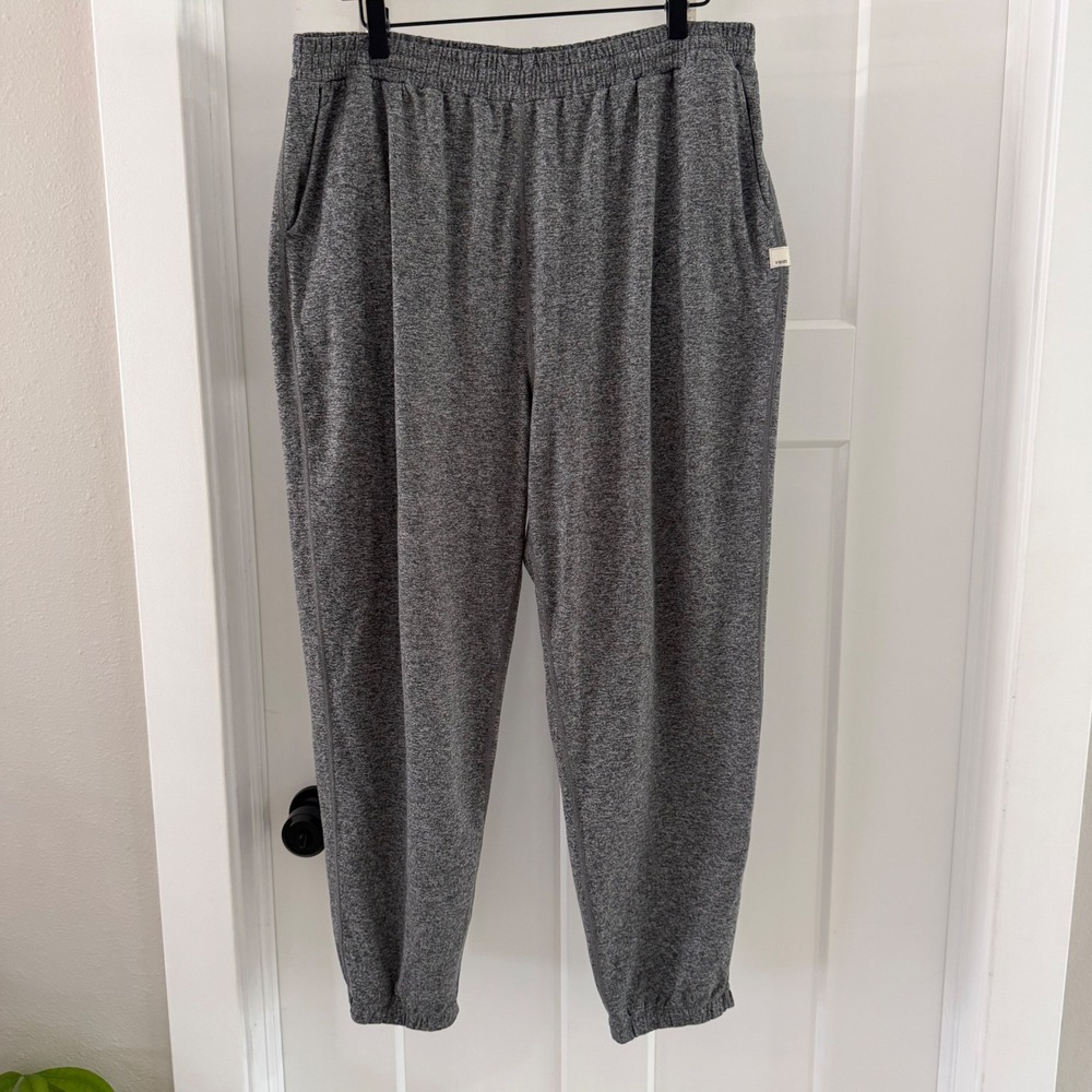 Vuori Performance Jogger Heather Grey DreamKnit Boyfriend Sweatpants Womens NS